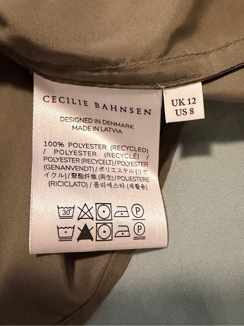 Cecilie Bahnsen Olive Tiered Aino Dress - Picture 3 of 3